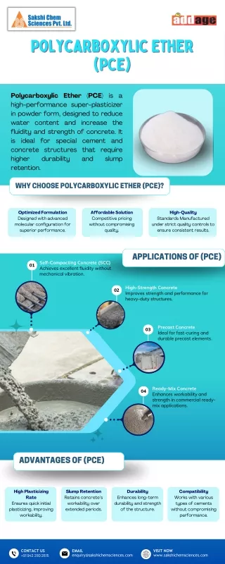 Polycarboxylic Ether (PCE)