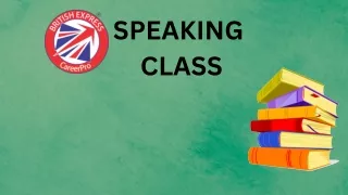 English speaking class