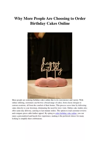 Why More People Are Choosing to Order Birthday Cakes Online (1)