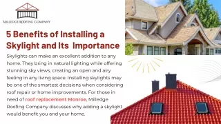 5 Benefits of Installing a Skylight and Its  Importance!