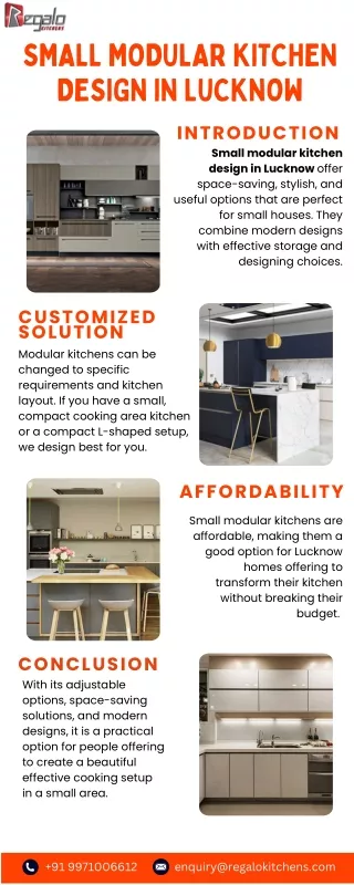 Small Modular Kitchen Design In Lucknow