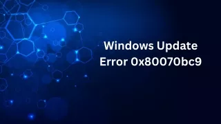 Windows Update Error 0x80070bc9
