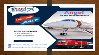 Hire Hi-tech Angel Air Ambulance Service in Patna with ICU Setup at Nominal Price