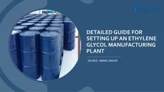 Cost to Setup a Ethylene Glycol Manufacturing Plant Report PDF