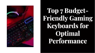 top-7-budget-friendly-gaming-keyboards-for-optimal-performance