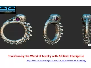 Transforming the World of Jewelry with Artificial Intelligence