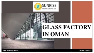 GLASS FACTORY IN OMAN