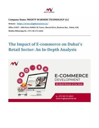 Dubai ecommerce website