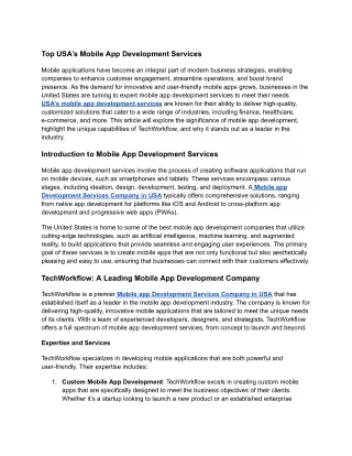 _Top USA’s Mobile App Development Services