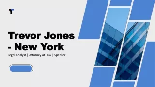 Trevor Jones - New York - A Revolutionary Thinker