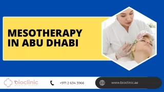 mesotherapy in abu dhabi