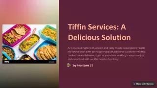 Tiffin Service Near Me|Tiffin Service In Marathahalli Bangalore|Tiffin Service I