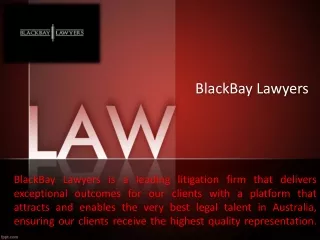 Business Litigation Lawyer Sydney - Blackbaylawyers