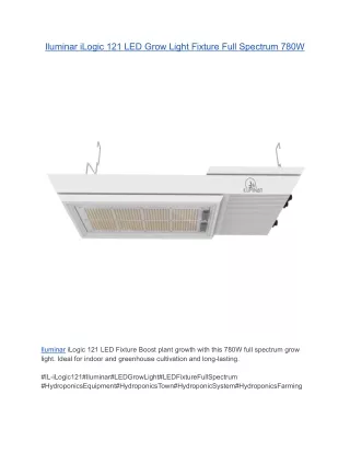 Iluminar iLogic 121 LED Grow Light Fixture Full Spectrum 780W