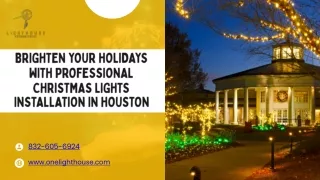 Houston’s Premier Christmas Lights Installation for a Sparkling Holiday