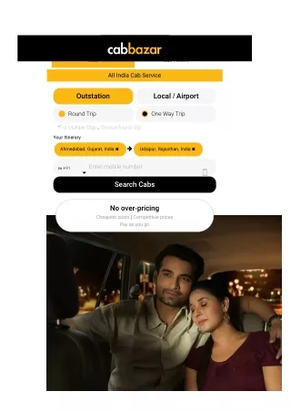 Ahmedabad to Udaipur Cab