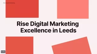 Rise Digital Marketing Excellence SEO, PPC in Leeds