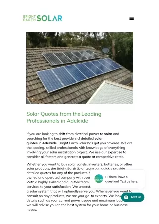 Solar Rebate Adelaide