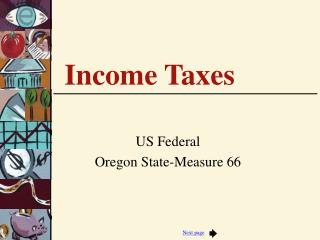 Income Taxes