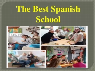 The Best Spanish School