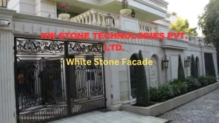 White Stone Façade – KW Stone Technologies