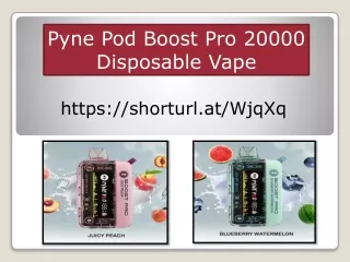 Pyne Pod Boost Pro 20000 Disposable Vape