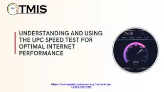 Understanding and Using the UPC Speed Test for Optimal Internet Performance
