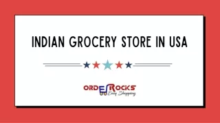 Indian Grocery store in USA
