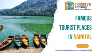 Famous Tourist Places in Nainital