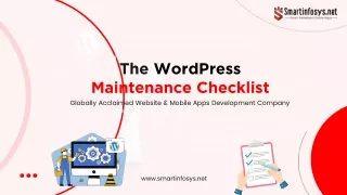 The WordPress Maintenance Checklist