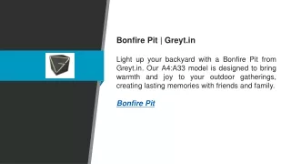 Bonfire Pit  Greyt.in