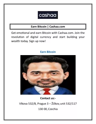 Earn Bitcoin | Cashaa.com