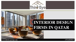 INTERIOR DESIGN FIRMS IN QATAR