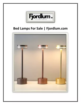 Premium Table Lamps | Fjordlum.com