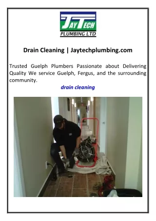 Drain Cleaning Jaytechplumbing.com