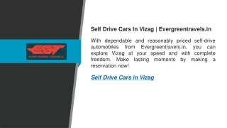 Self Drive Cars In Vizag  Evergreentravels.in