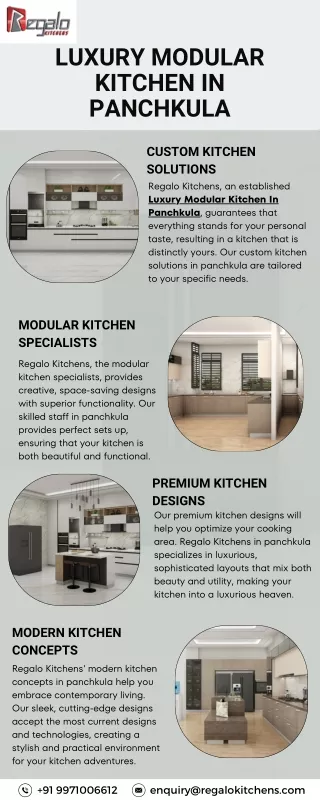 Luxury Modular Kitchen In Panchkula