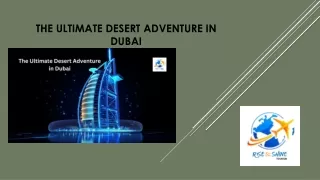 The Ultimate Desert Adventure in Dubai