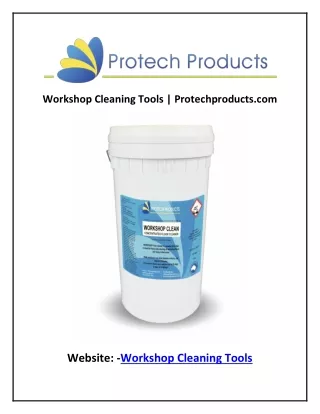 Workshop Cleaning Tools | Protechproducts.com