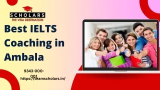 Best IELTS Coaching in Ambala