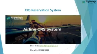 CRS Reservation System