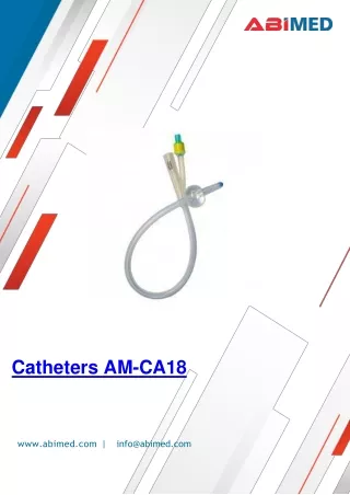 Catheters 18