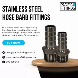 Stainless Steel Hose Barb Fittings - Camlock Fittings