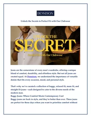 Unlock the Secrets to Perfect Fit with Our Clubwear