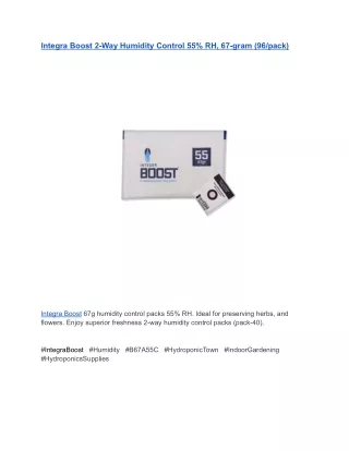 Integra Boost 2-Way Humidity Control 55% RH, 67-gram (96_pack)