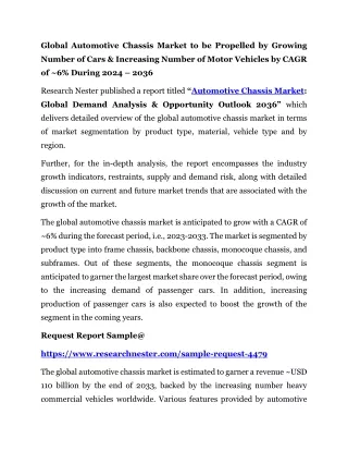 Automotive Chassis Market