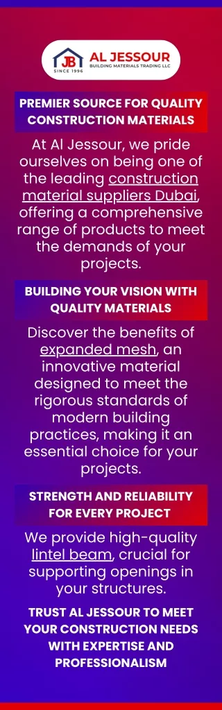 PREMIER SOURCE FOR QUALITY CONSTRUCTION MATERIALS