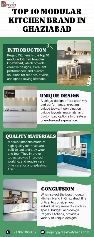 Top 10 Modular Kitchen Brand In Ghaziabad