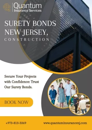 Surety Bonds New Jersey  Construction Solutions