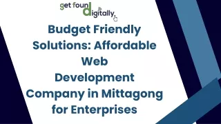 Budget Friendly Solutions Affordable Web Development Company in Mittagong for Enterprises Presentation